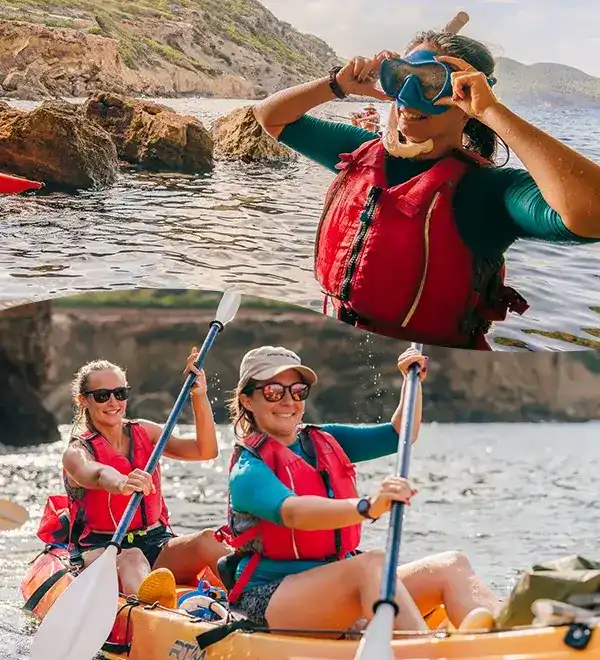 Kayak & Snorkel Tagomago
